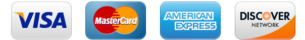 We accept all major credit cards